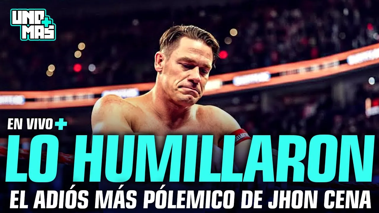 Reproducir: ADIÓS JHON CENA ¿ASÍ SE DESPIDE A UNA LEYENDA? | UNO MÁS #ENVIVO