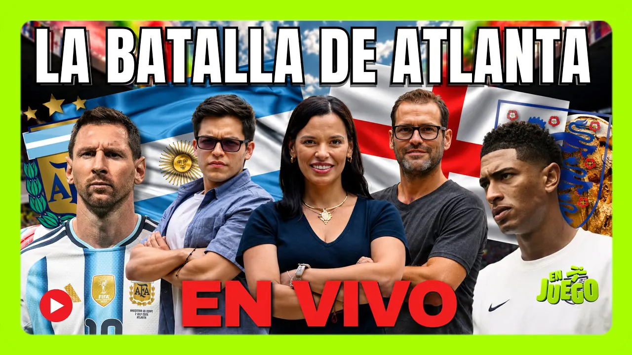 Reproducir: 🔴 EN VIVO ARGENTINA VS INGLATERRA | MÁS QUE UN PARTIDO | MESSI VS BELLINGHAM| #ENJUEGO