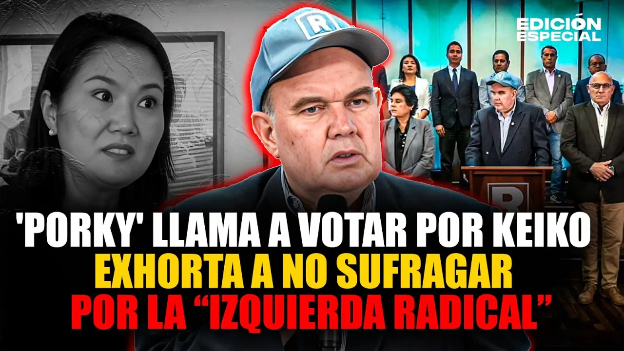 Reproducir: #EnVivo ¿López Aliaga votará por Keiko? Exhorta a no sufragar por la izquierda radical ni viciado