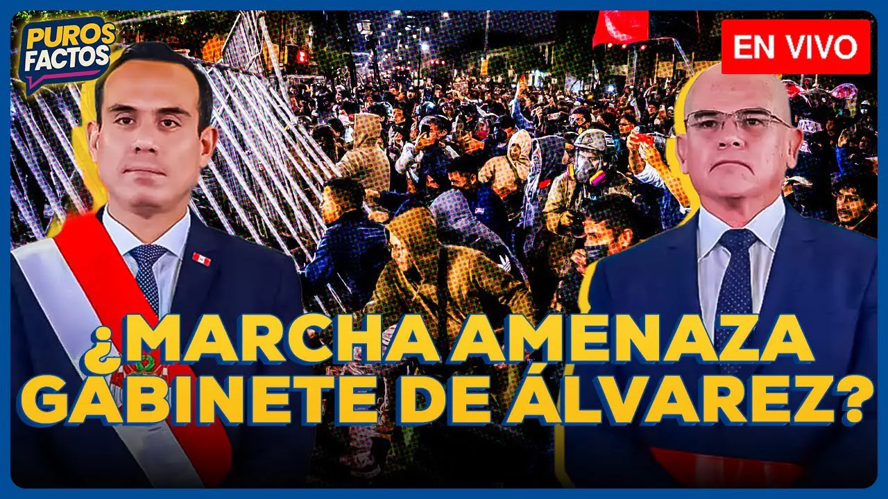 Reproducir: 🚨 #ENVIVO | ¿MARCHA ES UNA AMENAZA PARA EL GABINETE DE ERNESTO ÁLVAREZ? #PUROSFACTOS