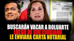 #EnVivo Cirujano de Boluarte le envía carta notarial para que admita su cirugía estética