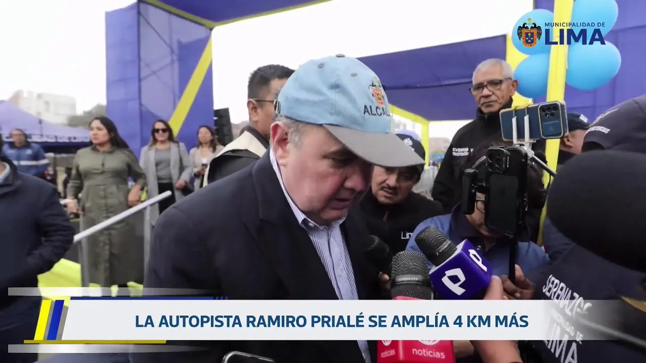 Reproducir: Inauguración de 4 km de la ampliación Ramiro Prialé | 27 de junio.