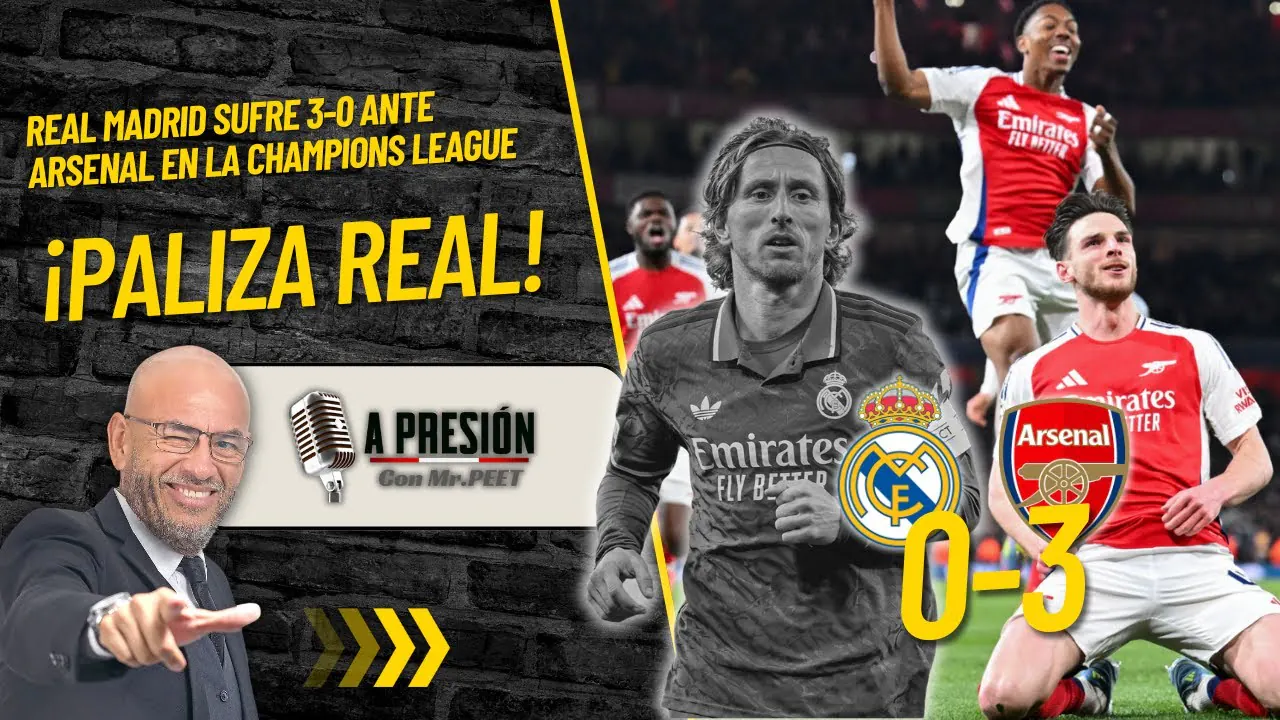Reproducir: Real Madrid cae 3-0 ante Arsenal en la Champions League