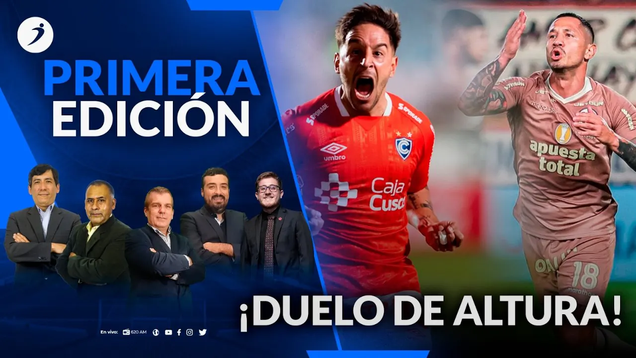 Reproducir: 🔴 #ENVIVO | ¡PARTIDO CALIENTE! CIENCIANO Y UNIVERSITARIO CHOCAN EN EL CUSCO | Primera Edición