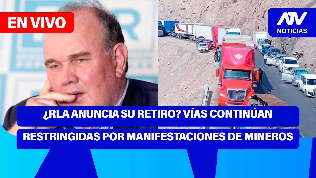 Reproducir: Fe de Erratas 📱🎙️ | ¿RLA ANUNCIA SU RETIRO? VÍAS CONTINÚAN RESTRINGIDAS POR MANIFESTACIONES - ATV+