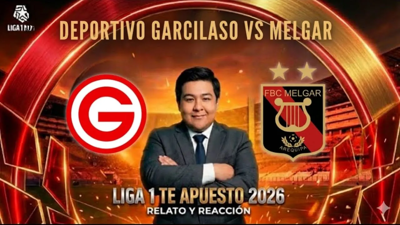Reproducir: Deportivo Garcilaso vs FBC Melgar EN VIVO 🔴 | Liga 1 2026 - Torneo Apertura (Fecha 12) ⚽
