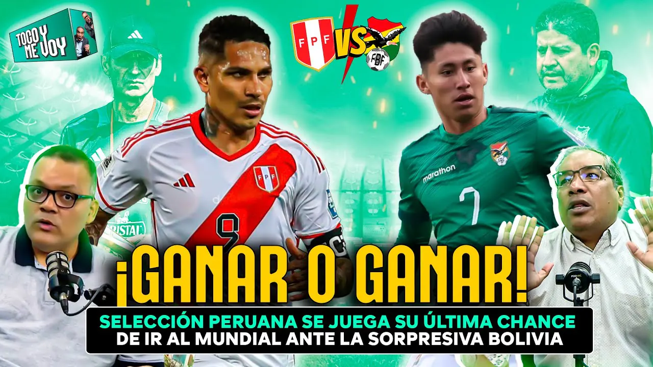 Reproducir: #ENVIVO PERÚ VS BOLIVIA: ¡LA ÚLTIMA OPORTUNIDAD PARA LA BICOLOR!  #TOCOYMEVOY