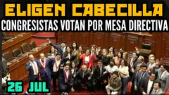 URGENTE: PARÁSITOS DEL CONGRESO ELIGEN A SU PRÓXIMO PRESIDENTE - EN VIVO - 26 JUL