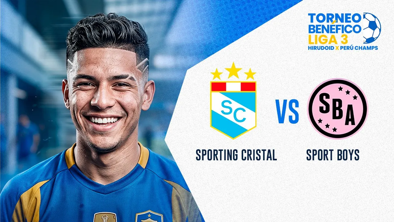 Reproducir: 🔴EN VIVO | SPORTING CRISTAL VS SPORT BOYS |  TORNEO BENÉFICO LIGA 3 PERÚ CHAMPS