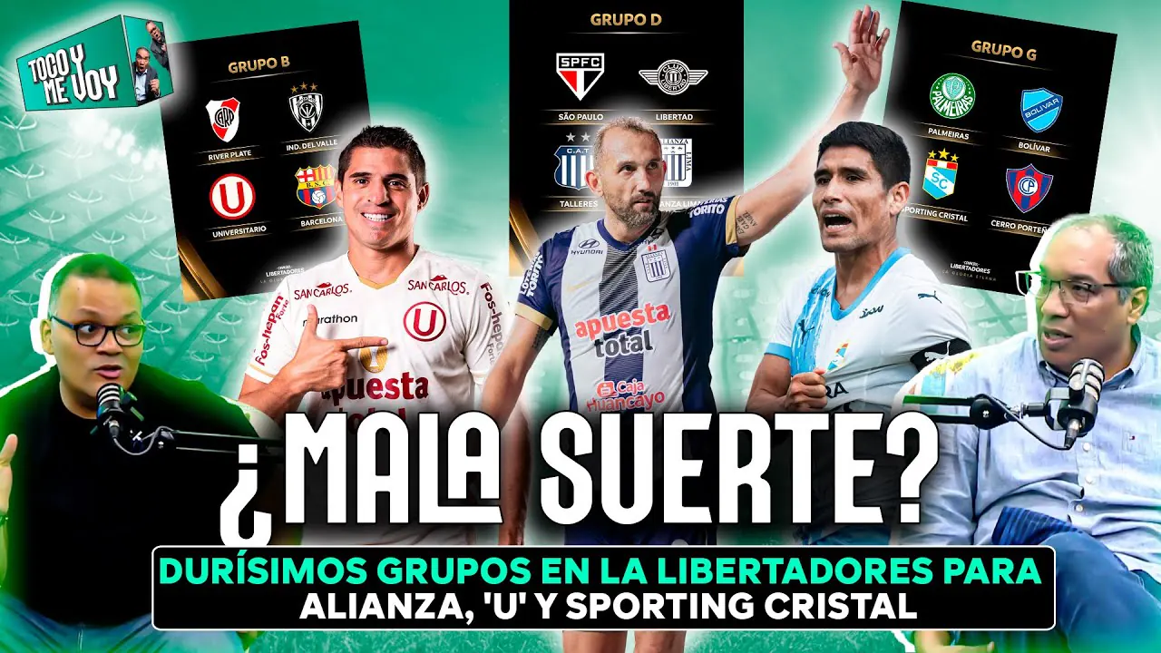Reproducir: #ENVIVO UNIVERSITARIO, ALIANZA LIMA Y CRISTAL YA CONOCEN SUS GRUPOS EN LA LIBERTADORES #TOCOYMEVOY