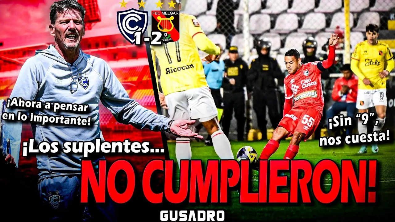 Reproducir: POST SALA: CIENCIANO 1-2 MELGAR - SUPLENTES PIERDEN EL CLASICO Y A PENSAR EN IQUIQUE