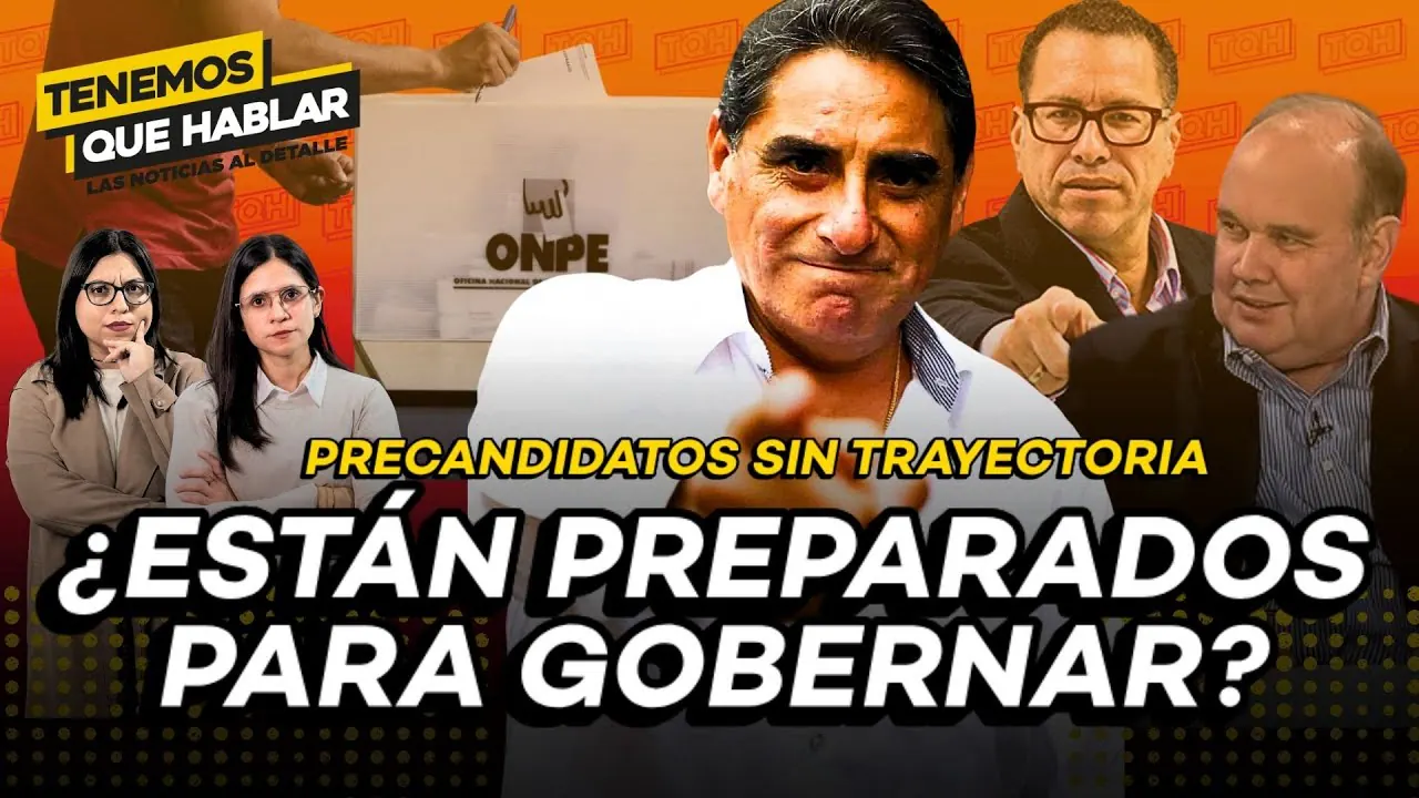 Reproducir: 🔴Elecciones Perú 2026: 47% de precandidatos sin experiencia y nuevas reglas de la ONPE | TQH EN VIVO