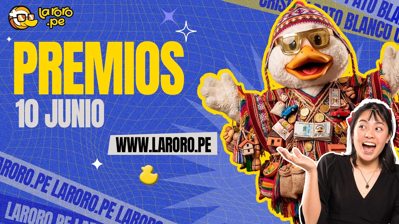 Reproducir: PREMIOS LARORO.PE 10 DE JUNIO | LARORO.PE 🦆