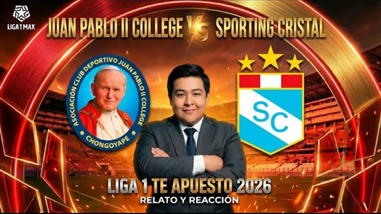 Reproducir: 🔴 Juan pablo II vs. Sporting Cristal EN VIVO 🔴 LIGA 1 PERÚ 🔴 🔴 🔴
