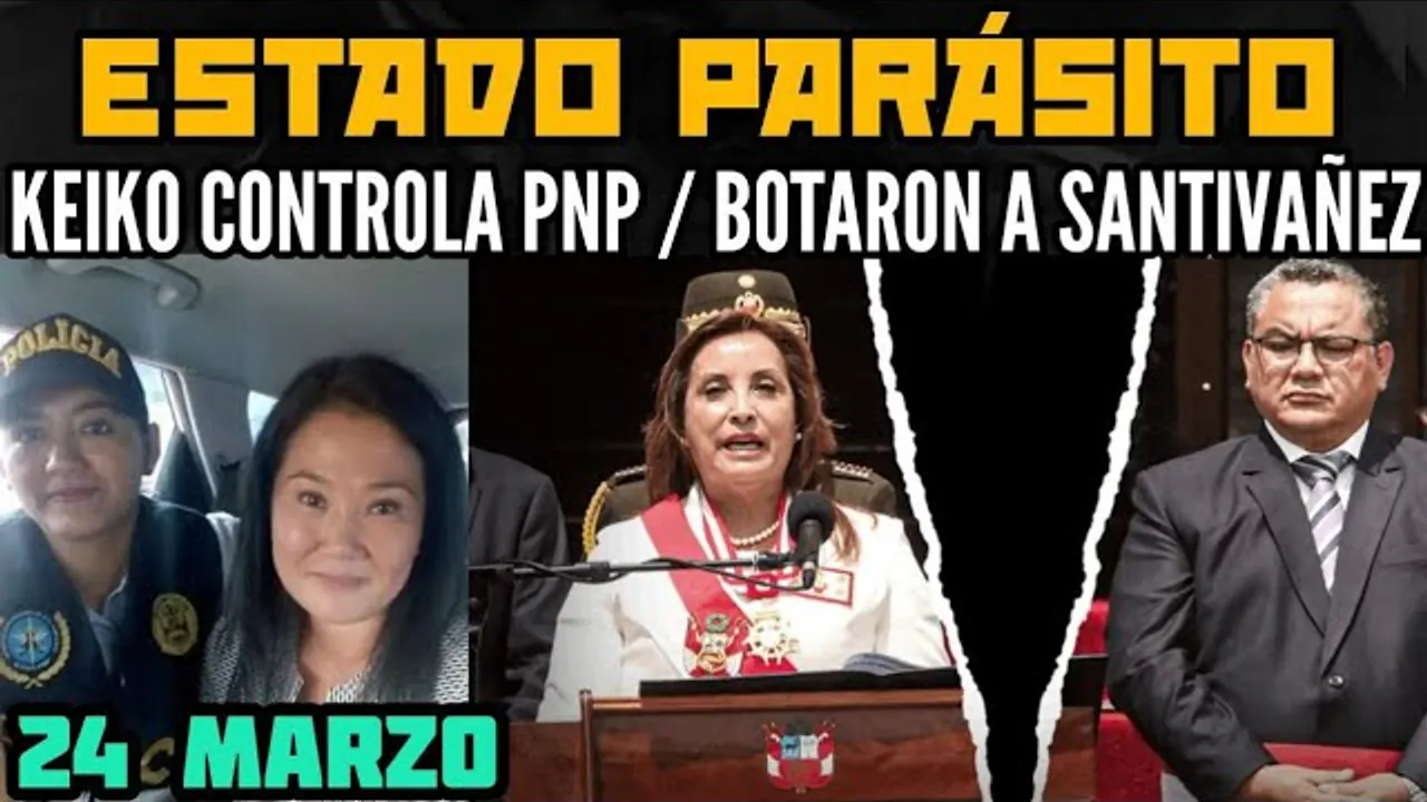 Reproducir: RENUNCIÓ SANTIVÁÑEZ / KEIKO CONTROLA PNP / QUERO REGALA PUESTO DE TRABAJO / PRENSA BASURA- 24 MAR