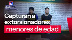 Extorsionadores menores de edad capturados en pollería | "Aliados por la seguridad" | Radio Nacional