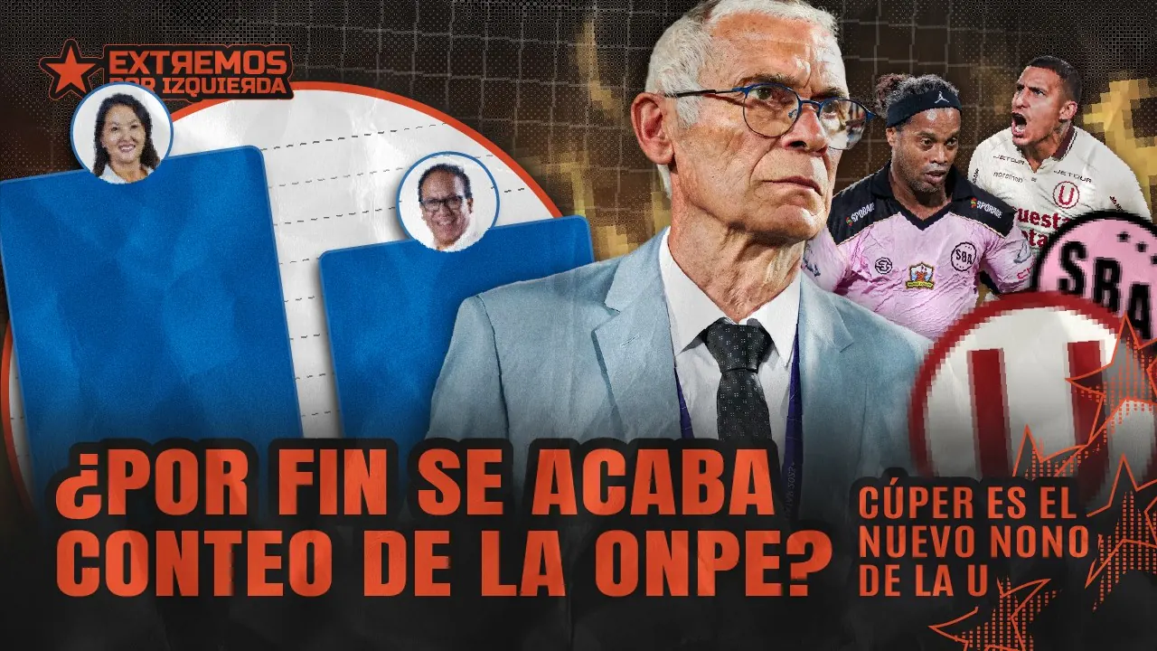 Reproducir: ¿YA TERMINÓ EL CONTEO DE LA ONPE? ¿F PORKY? ¿HÉCTOR CUPER ES EL TÉCNICO IDEAL PARA LA U?