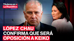 LÓPEZ CHAU acepta el RESULTADO ELECTORAL y se declara en OPOSICIÓN DEMOCRÁTICA #tlr
