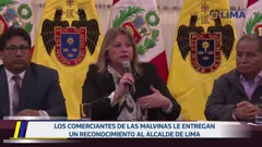 Reconocimiento al alcalde de Lima | 8 de setiembre.
