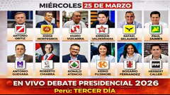 EN VIVO | Debate Presidencial Perú 2026 – Tercer Día: Propuestas y Confrontación Directa