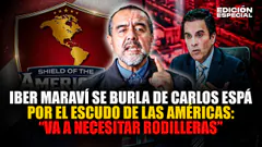 #EnVivo Iber Maraví se burla de Carlos Espá en presentación de escudo de las américas