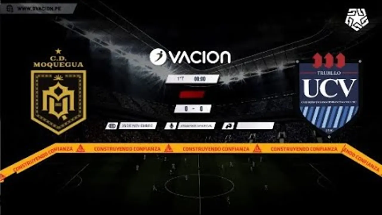 Reproducir: LIGA 2 - REPECHAJE FINAL VUELTA | Deportivo Moquegua vs Club UCV por RADIO OVACIÓN