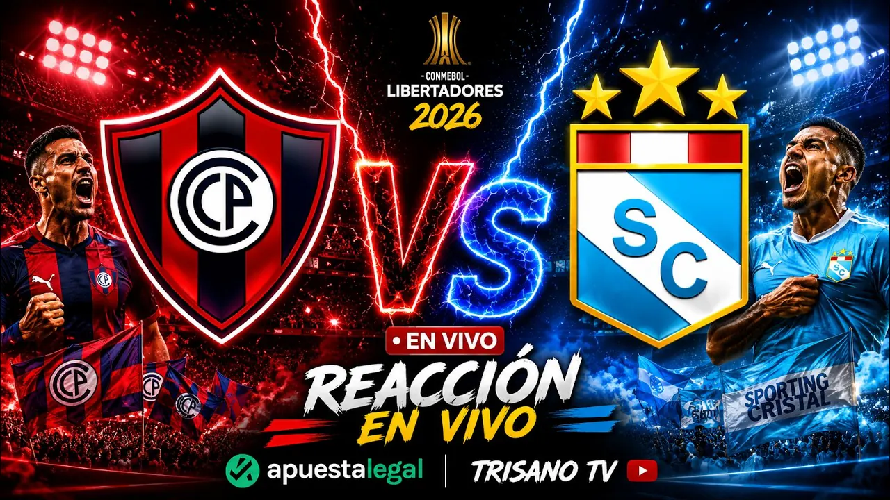 Reproducir: 🏆⚽ SPORTING CRISTAL VS CERRO PORTEÑO ⚽🏆 | REACCIÓN Y NARRACIÓN | COPA LIBERTADORES 2026