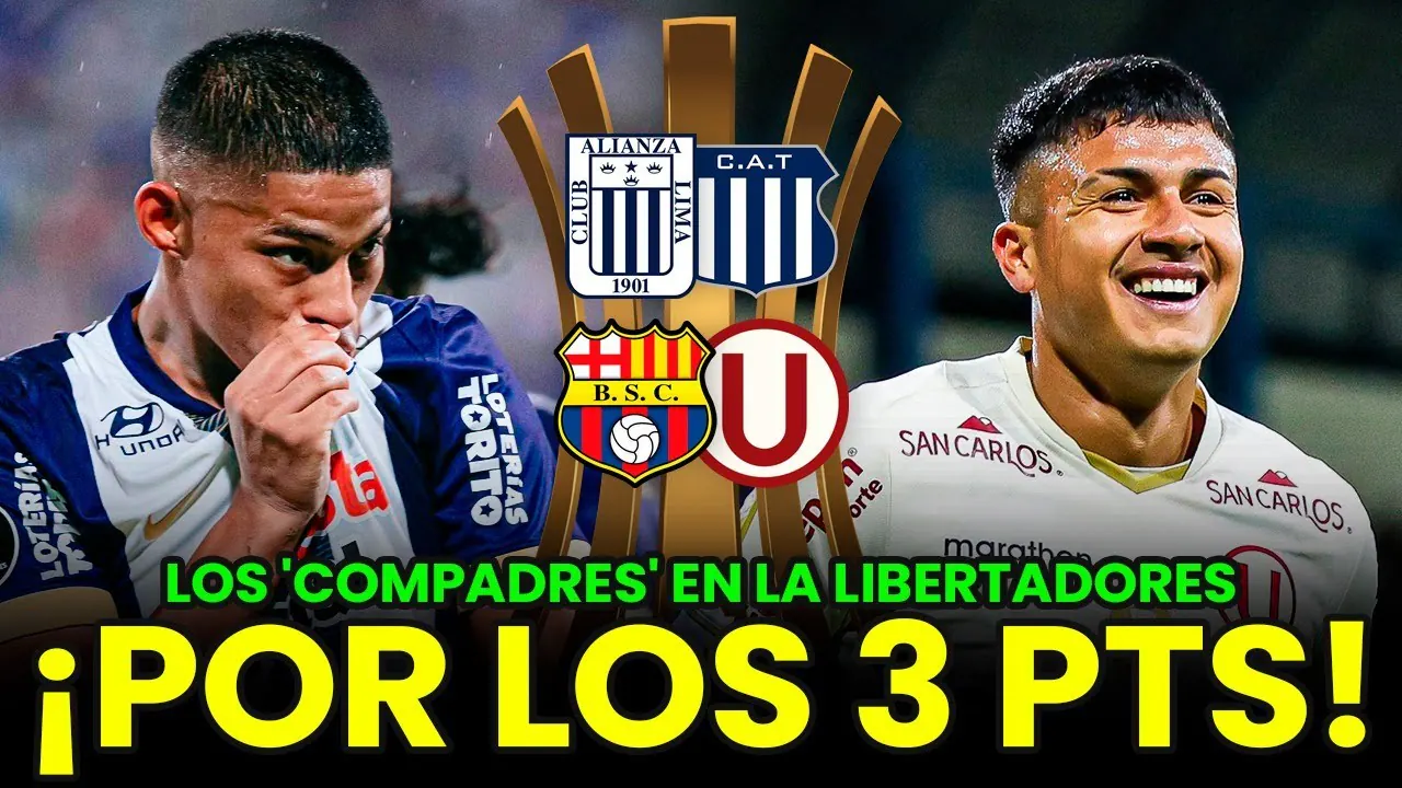 Reproducir: 🔴 #ENVIVO |¿SUMARÁN EN LA COPA LIBERTADORES? ALIANZA LIMA vs. TALLERES y BARCELONA vs. UNIVERSITARIO