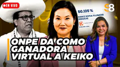KEIKO FUJIMORI ES LA VIRTUAL PRESIDENTA DEL PERÚ, SEGÚN RESULTADO OFICIAL DE ONPE | S8