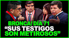 AUDIENCIA 71 DEL JUICIO A PEDRO CASTILLO: ETAPA PROBATORIA FINAL (REBELIÓN)