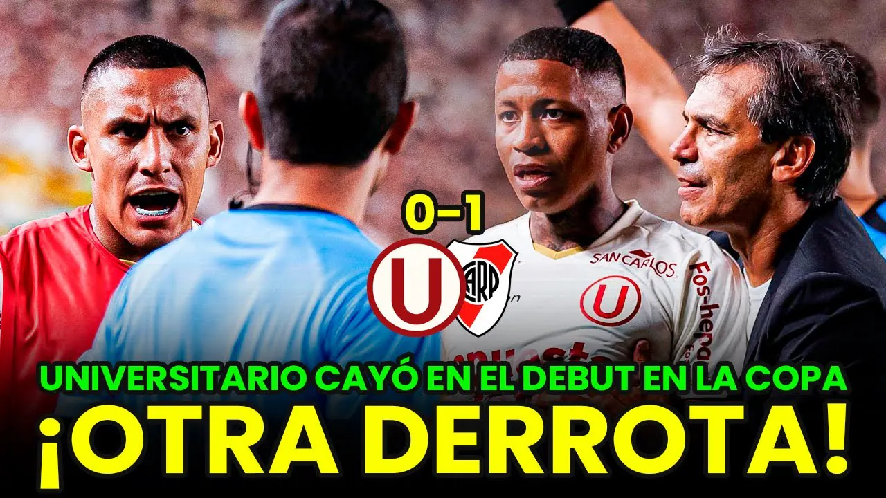 Reproducir: UNIVERSITARIO CAYÓ 0-1 ANTE RIVER PLATE POR LIBERTADORES | MELGAR EMPATÓ 3-3 CONTRA VASCO DA GAMA
