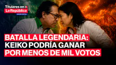 RESULTADOS EN VIVO: KEIKO le lleva la delantera a SÁNCHEZ por menos de 1000 votos | #tlr