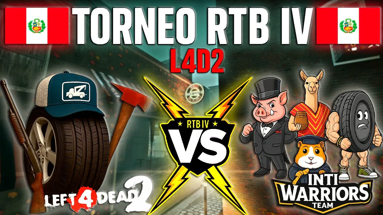 Reproducir: TORNEO RTB IV LEFT 4 DEAD 2 | Llanteros Cerranos VS Inti Warriors | Perú VS Perú | ELIMINACIÓN |