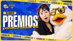PREMIOS LARORO.PE 26 DE AGOSTO | LARORO.PE