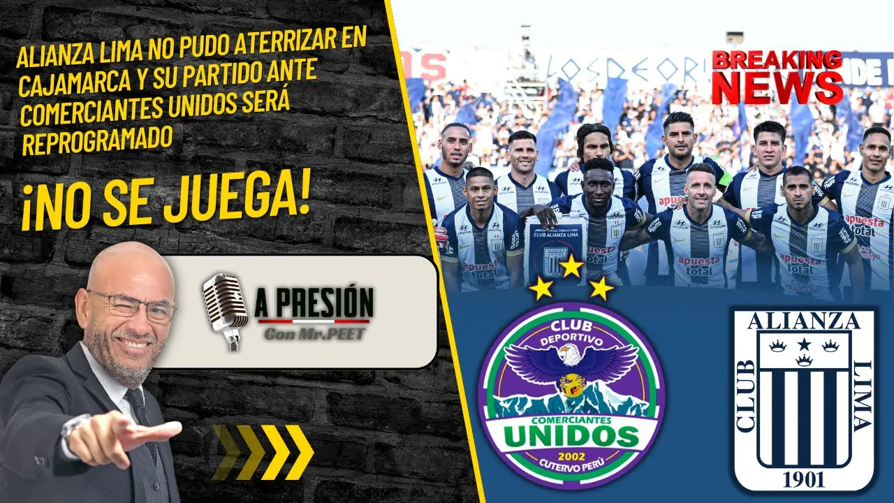 Reproducir: VUELO DE ALIANZA LIMA NO ATERRIZÓ Y REPROGRAMARÁN EL PARTIDO