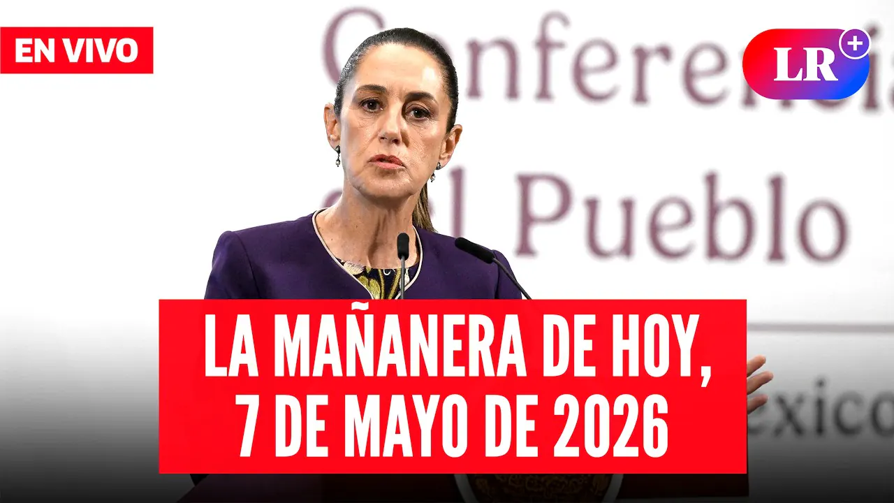 Reproducir: 🔴 Claudia Sheinbaum EN VIVO en la Mañanera de HOY, 07 de mayo de 2026 | #LR