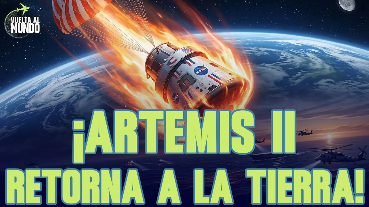 Reproducir: #ENVIVO | 🔴 ¡ARTEMIS II LISTA PARA SU RETORNO! ¿LA ETAPA MÁS PELIGROSA? #VUELTAALMUNDO