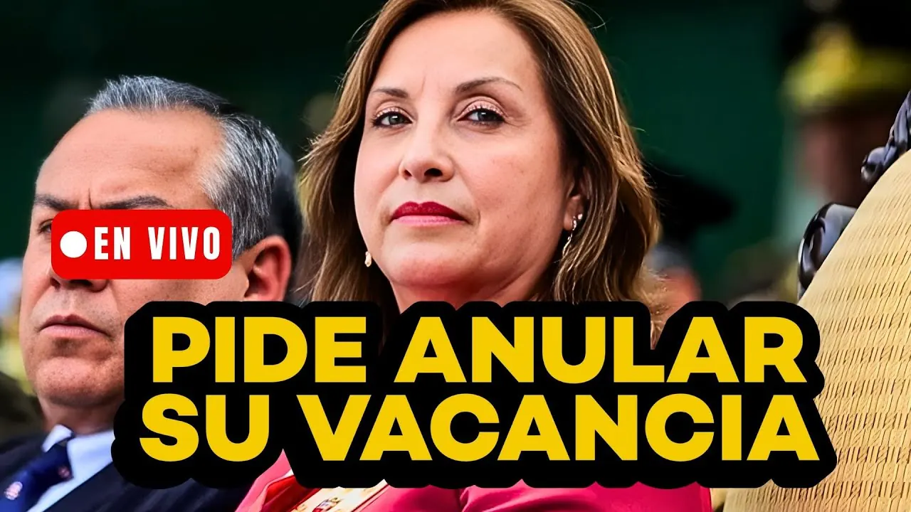 Reproducir: 🔴 Dina Boluarte pide al PJ anular su vacancia: Cuáles son los argumentos y los efectos? I EN VIVO