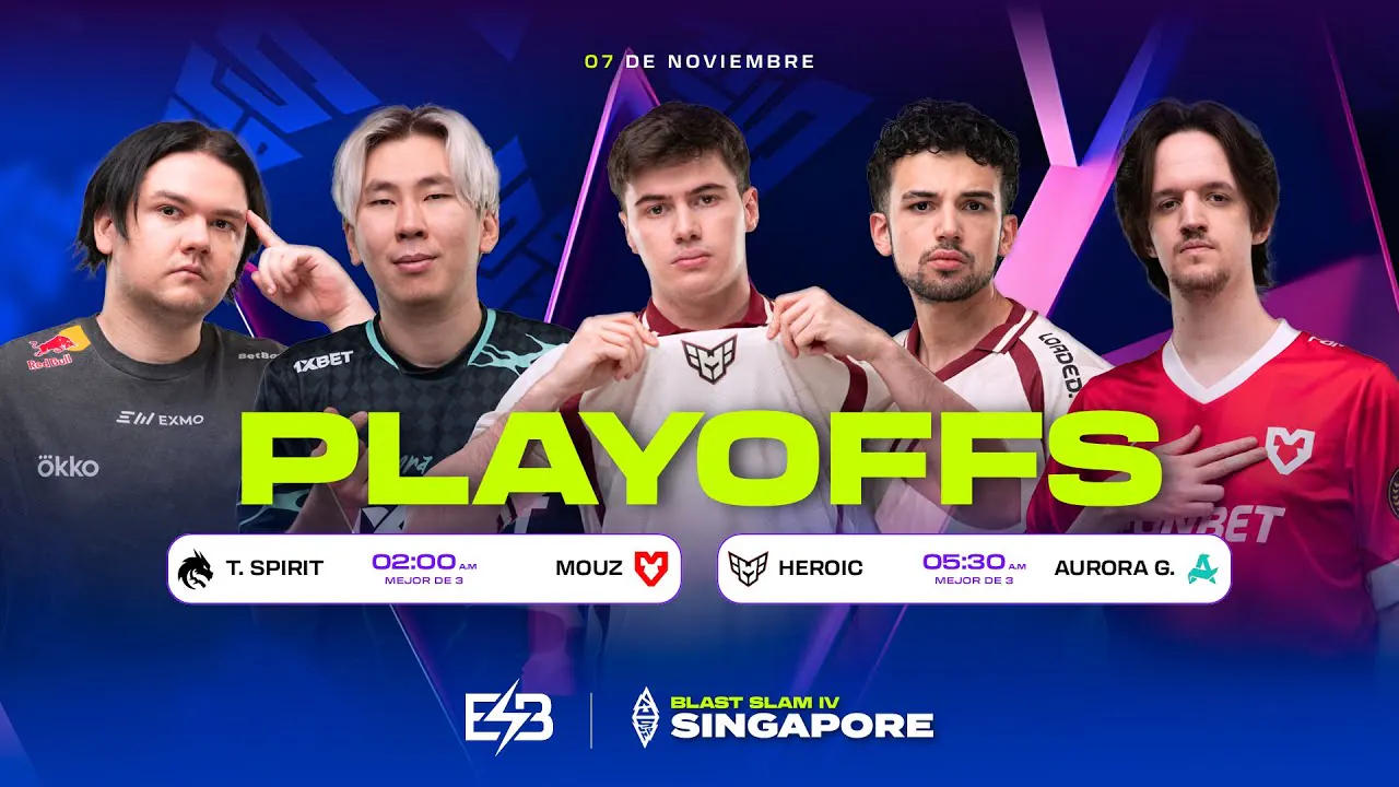 Reproducir: TEAM SPIRIT vs MOUZ | BLAST Slam IV - PLAYOFFS