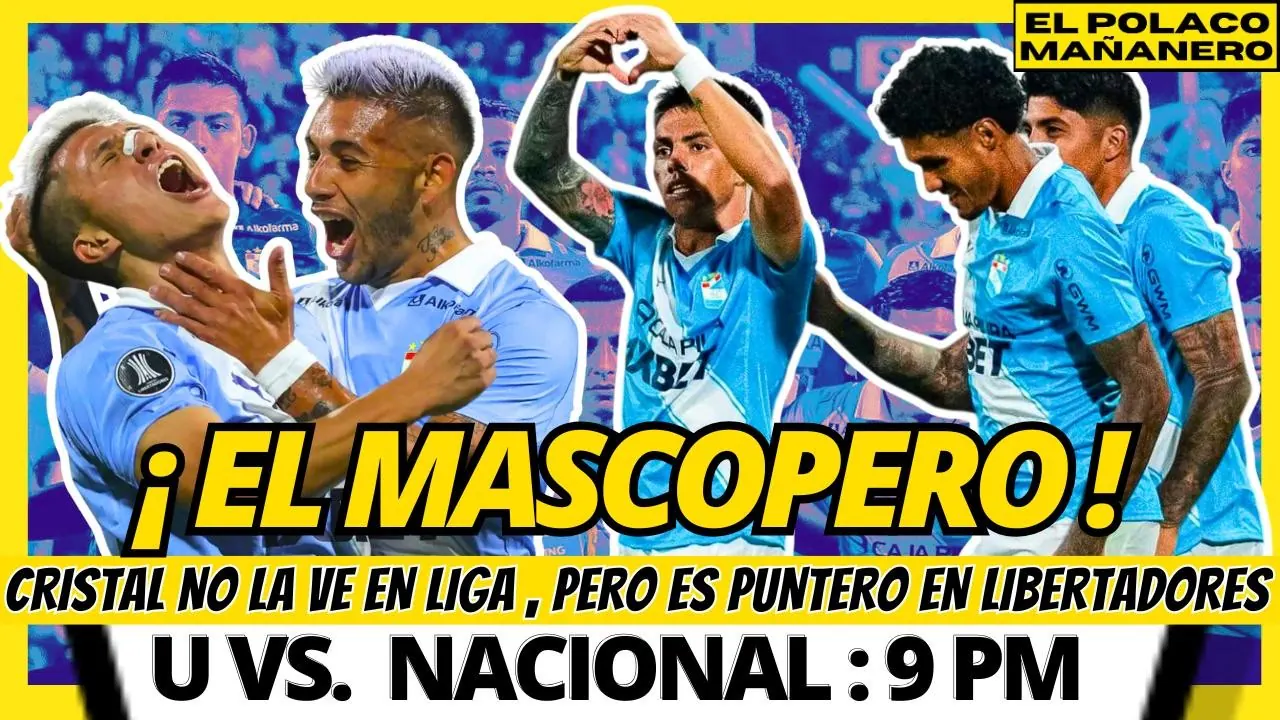Reproducir: "EL MASCOPERO" CRISTAL ESTA EN LA PUNTA DE LA LIBERTADORES - 💪 EL POLACO MAÑANERO