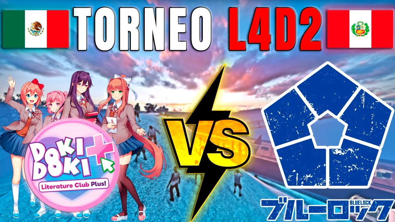 Reproducir: TORNEO DEL CAOS L4D2 2026 | Doki Doki VS Blue Lock | MX/PE VS PERÚ | ELIMINACIÓN |