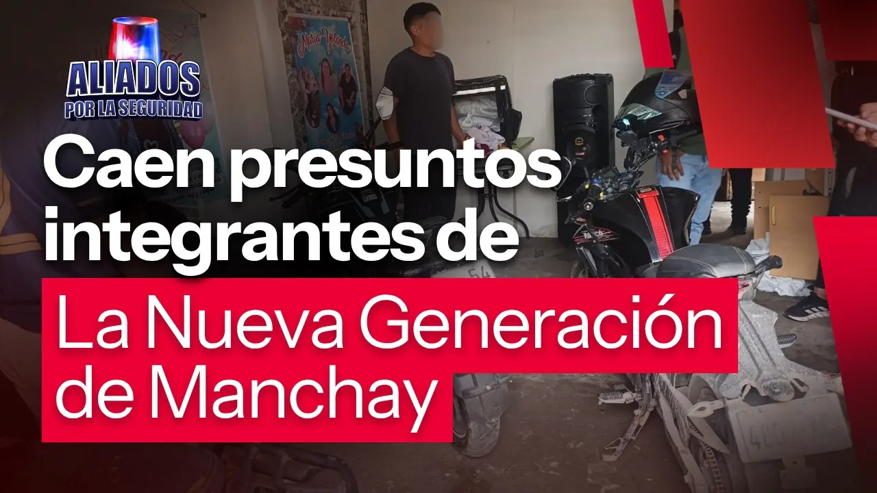 Reproducir: "Aliados por la seguridad": caen presuntos miembros de banda criminal La Nueva Generación de Manchay