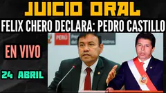 URGENTE: EX MINISTRO DE JUSTICIA DE PEDRO CASTILLO, FELIX CHERO, SE PRESENTA EN JUICIO ORAL - 24 ABR