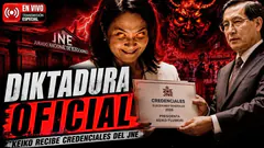 Entregan credenciales presidenciales a Keiko | Se consolida el fraude en el Perú - 15 JUL
