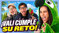 VALI SE DISFRAZA DE LORO | CUMPLIMOS RETOS | OH MY GOOD