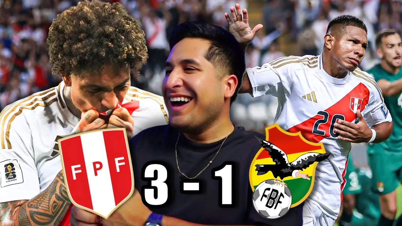 Reproducir: PERÚ 3-1 BOLIVIA 🏆GANAMOS CON CORAZÓN Y GARRA💥POLO ME CALLÓ LA BOCA