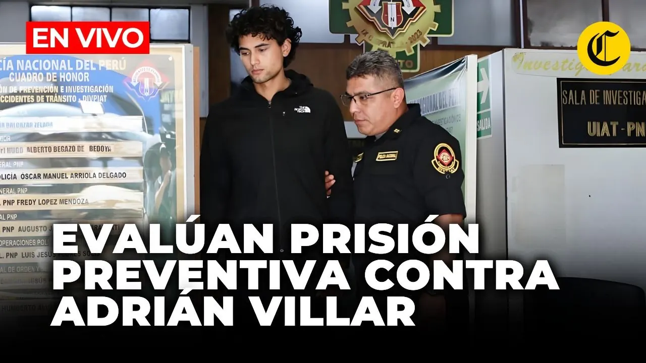 Reproducir: 🔴 EN VIVO: Poder Judicial evaluará pedido de prisión preventiva contra Adrián Villar | Comercio