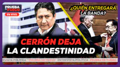 EN VIVO Vladimir Cerrón deja la clandestinidad | Debate por la entrega de la banda presidencial