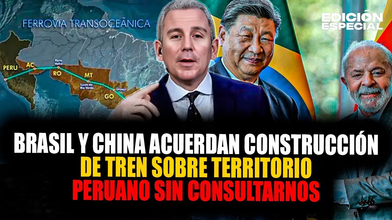 Reproducir: #EnVivo Brasil y China acuerdan construcción de tren sobre territorio peruano sin consultarnos