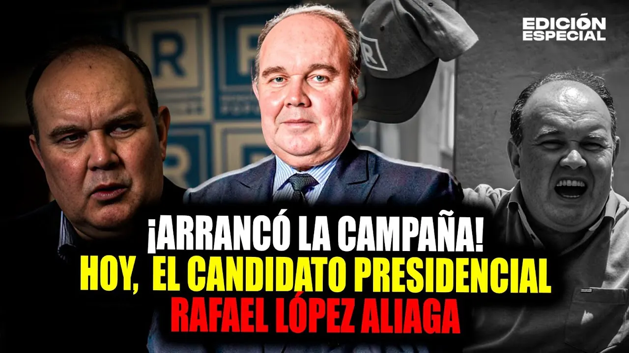 Reproducir: #EnVivo Candidato presidencial Rafael López Aliaga inaugura la campaña en Edición Especial